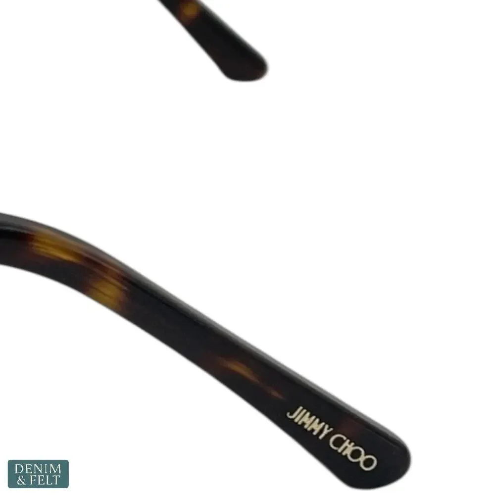 NEW Jimmy Choo Karly Havana Square Oversized Gradient Luxury Designer Sunglasses